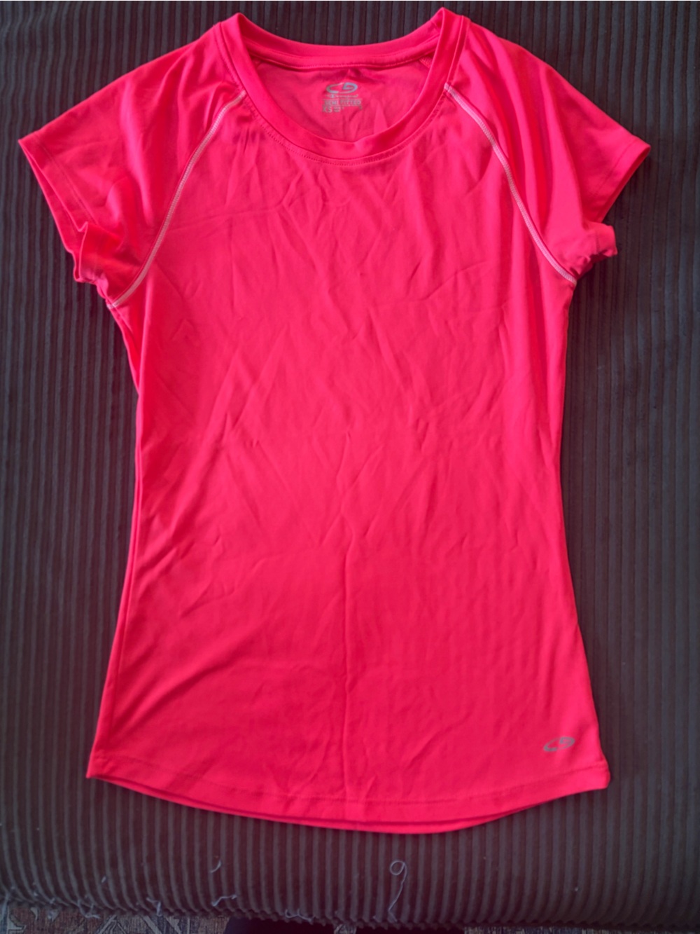 Champion Women’s Neon Pink Short-Sleeve Active Tee